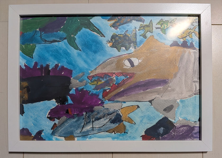 風間喜守「海の中」